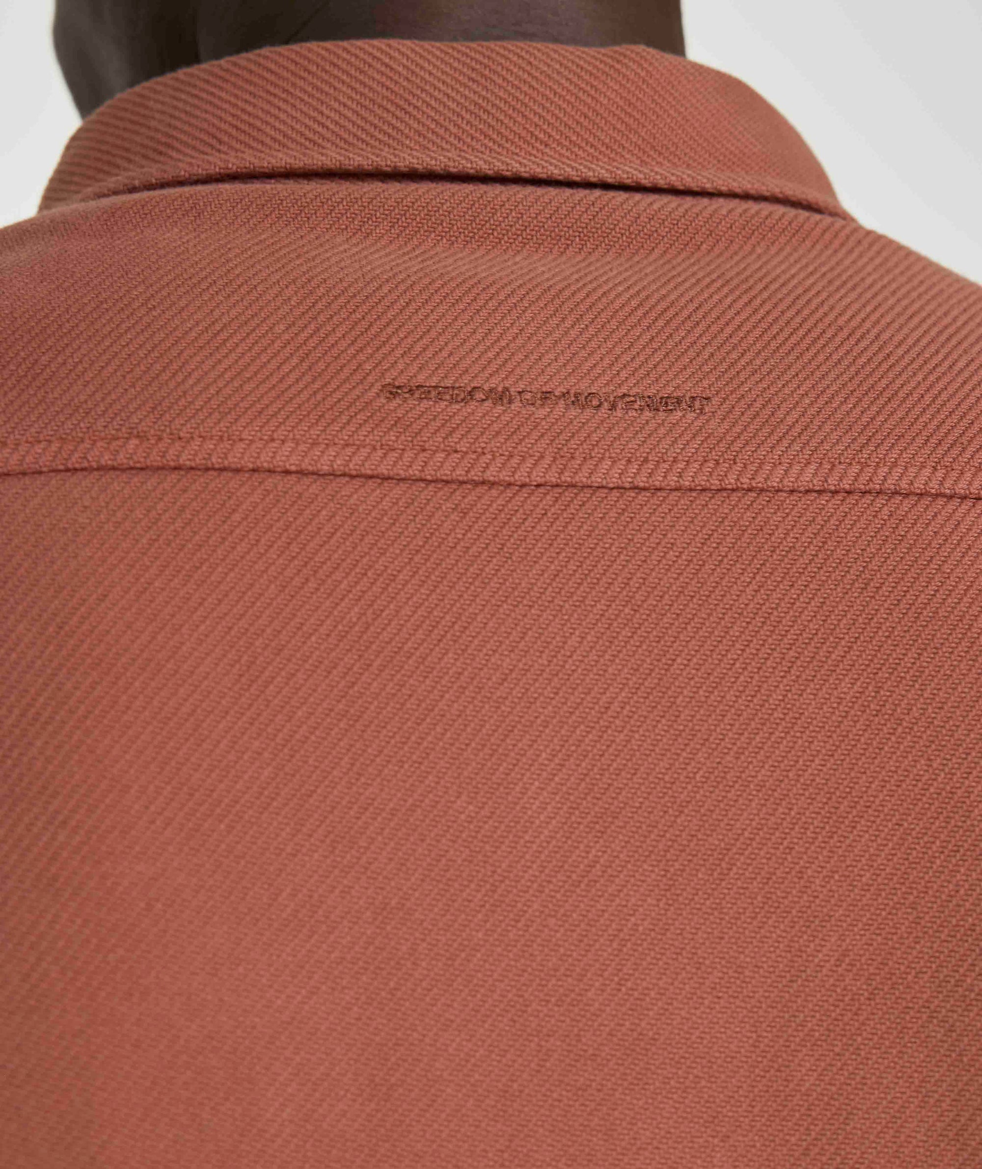 Mens Casual Organic Cotton Shirt - Copper