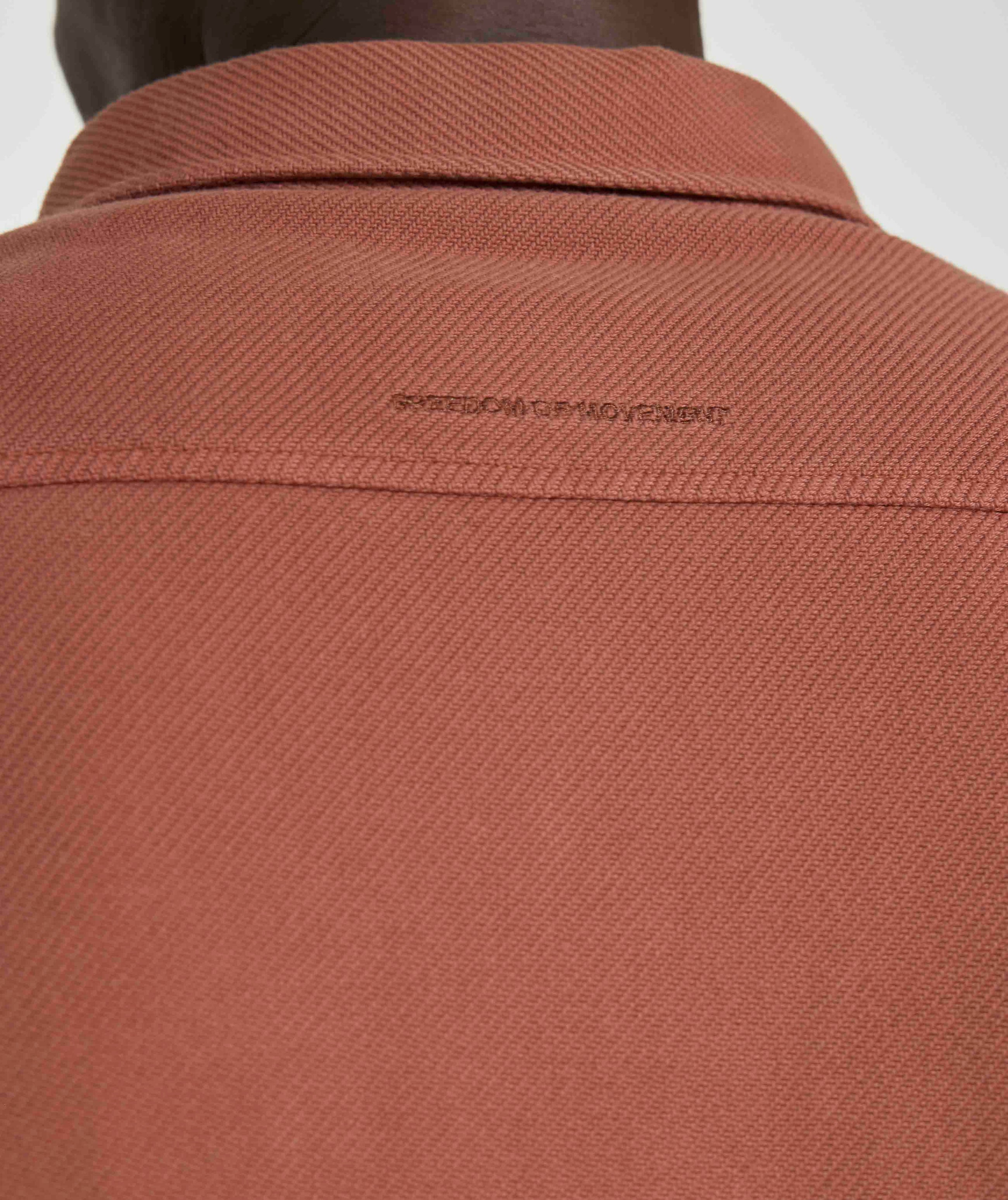 Mens Casual Organic Cotton Shirt - Copper