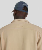 Mens Casual Organic Cotton Shirt - Sand