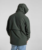 Mens Cotton Blend Anorak - Forest