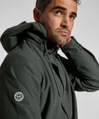 Mens Cotton Blend Anorak - Forest