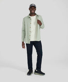 Mens Cotton Twill Shirt -  Willow Green