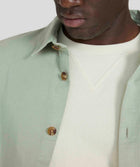 Mens Cotton Twill Shirt -  Willow Green