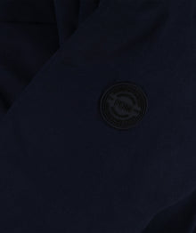 Mens Semi-Quilted Parka Jacket - Deep Ink