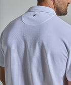 Mens Johnny Collar Golfer - White