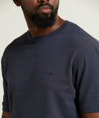 Mens Pique Tee - Dark Ink
