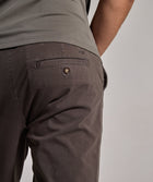 Mens Regular Fit Cotton Twill Chino - Charcoal