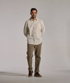 Mens Regular Fit Cotton Twill Chino - Olive