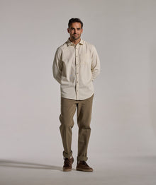 Mens Regular Fit Cotton Twill Chino - Olive
