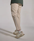 Mens Regular Fit Cotton Twill Chinos - Light Sand