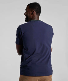 Mens Regular Fit Tee - Navy/ Green