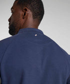 Mens Textured Long Sleeve Golfer - Ink