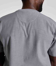 Mens Washed Pocket Relaxed Tee - Cement