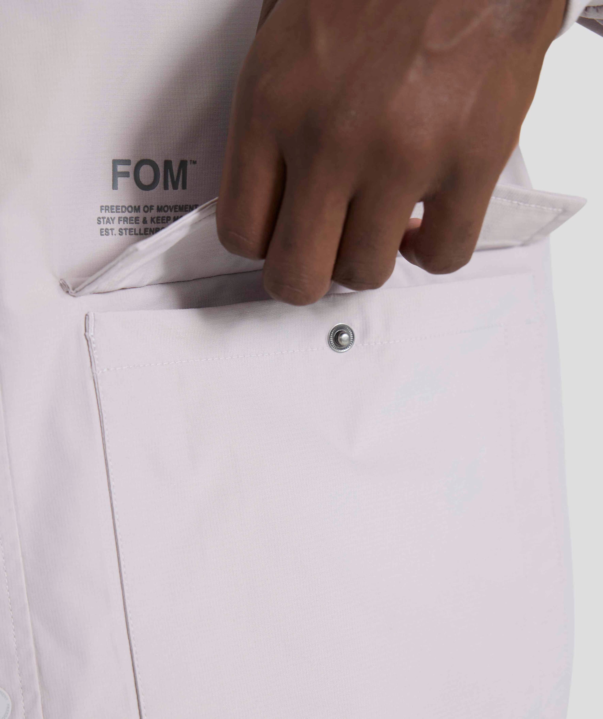Mens Water Resistant Jacket - Light Grey