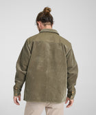 Mens Corduroy Overshirt - Olive Green
