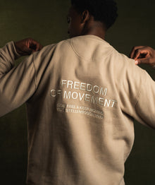 Mens Crew Neck Sweat - Putty