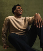 Mens Crew Neck Sweat - Putty
