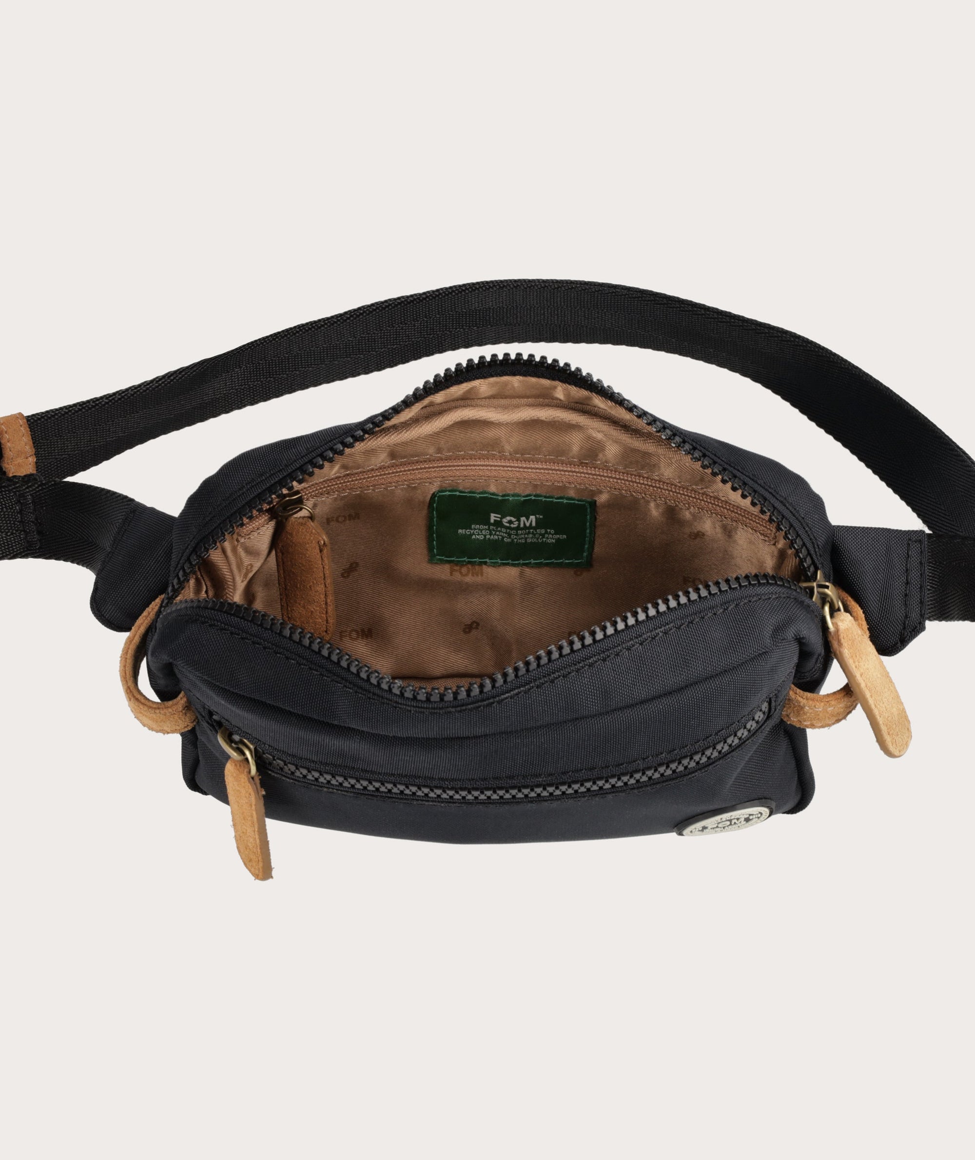 FOM Recycled Rover Crossbody - Black