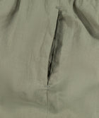 Ladies Linen Blend Drawcord Shorts - Seafoam Green
