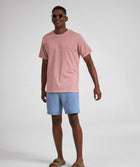 Mens Vintage Washed Tee - Powder Pink