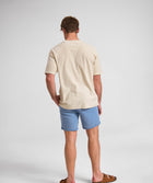 Mens Washed Pocket Tee - Sand