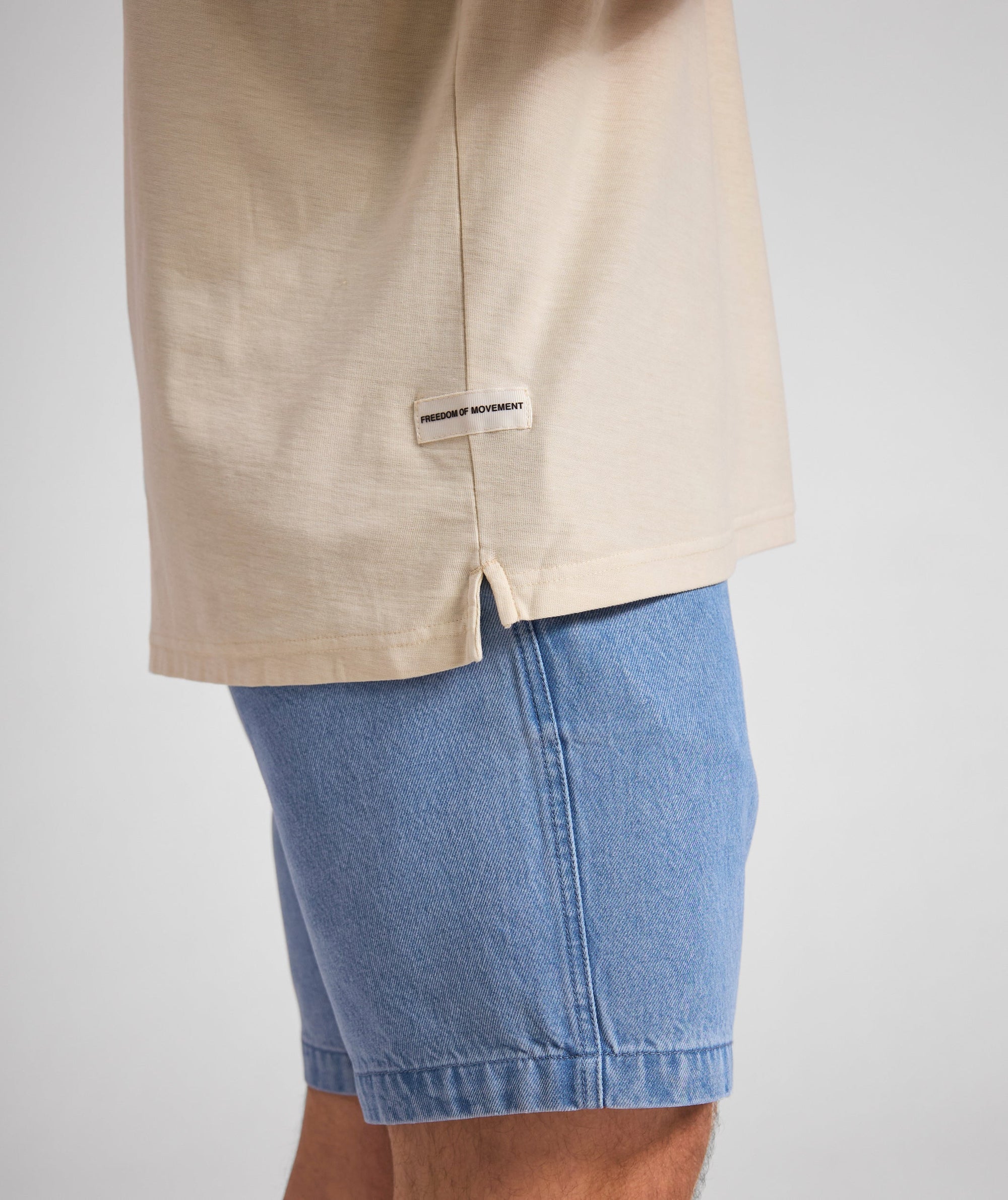 Mens Washed Pocket Tee - Sand