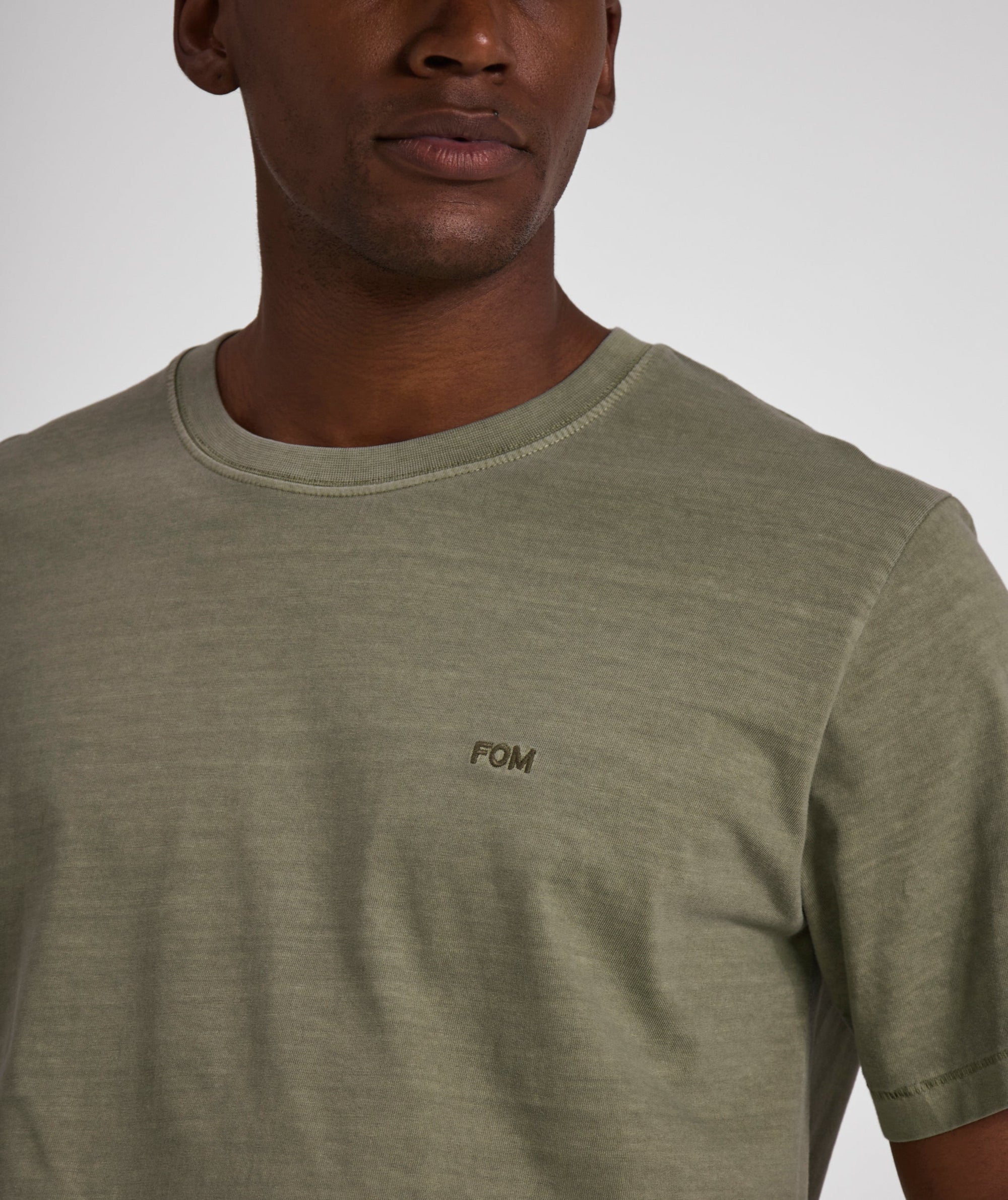 Mens Vintage Washed Tee - Sage