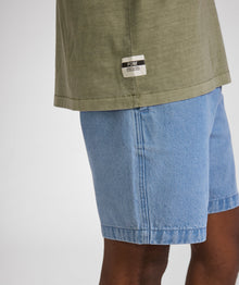 Mens Vintage Washed Tee - Sage