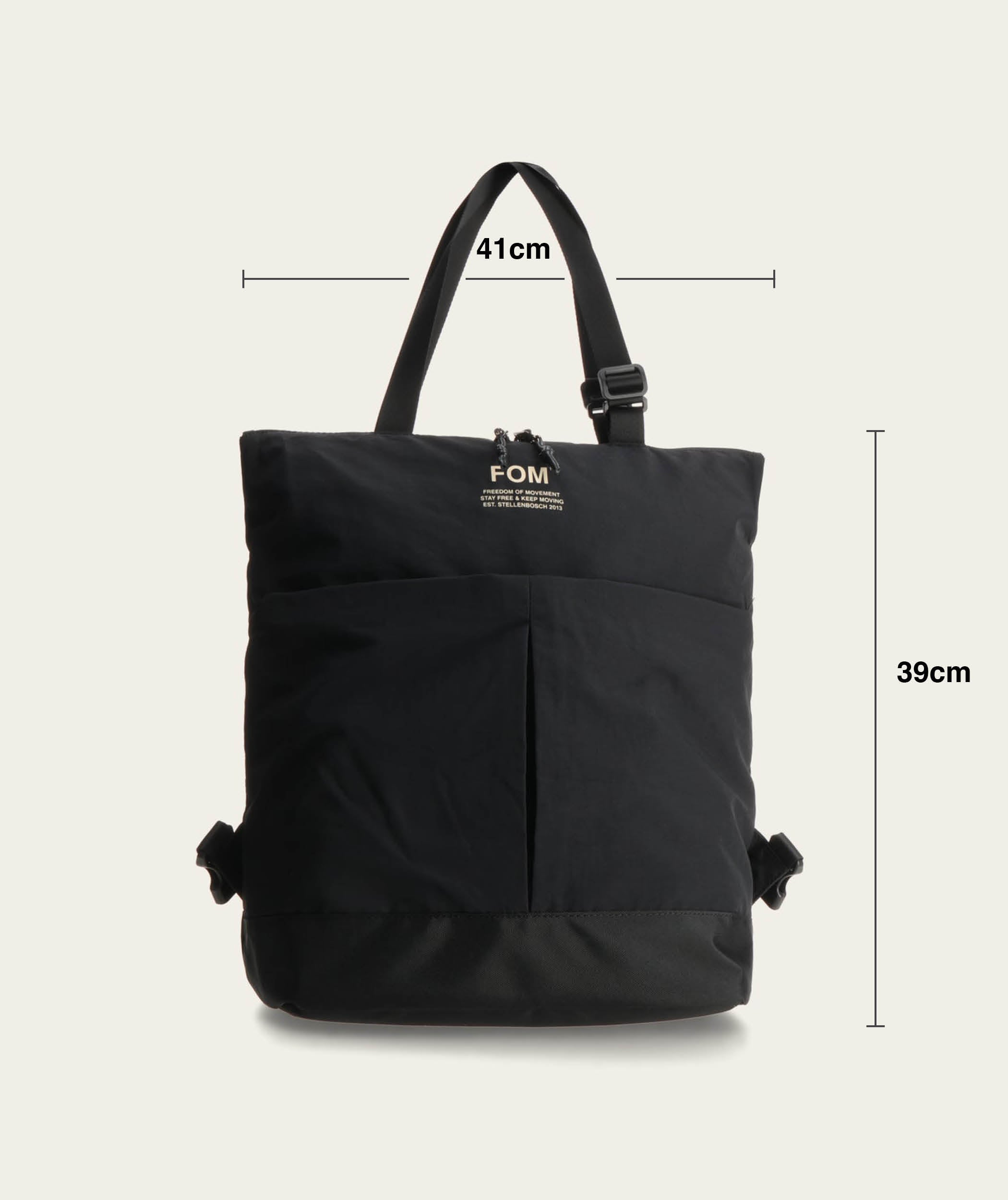 FOM Traverse Tote - Black