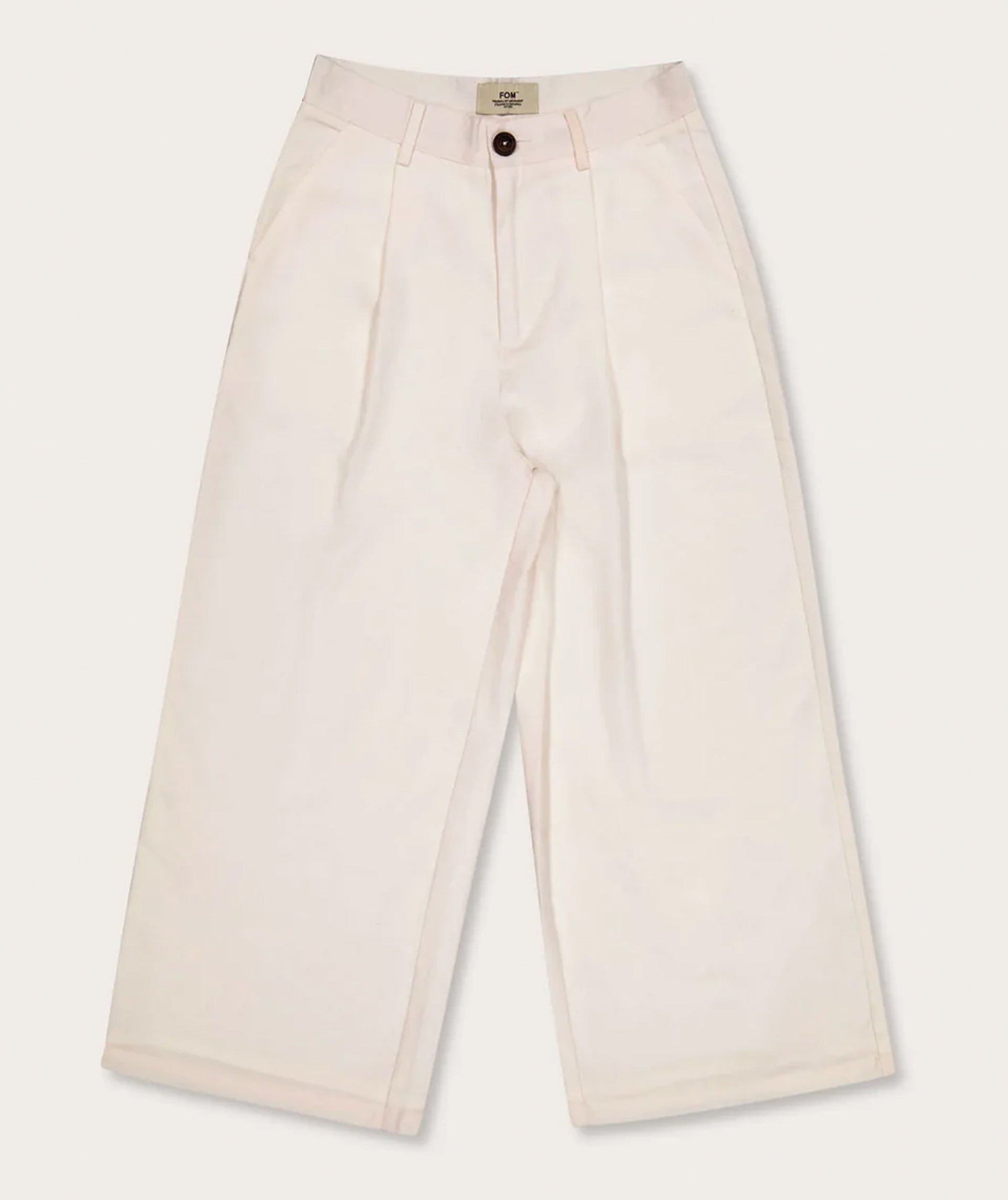 FOM Ladies Cropped Trouser White